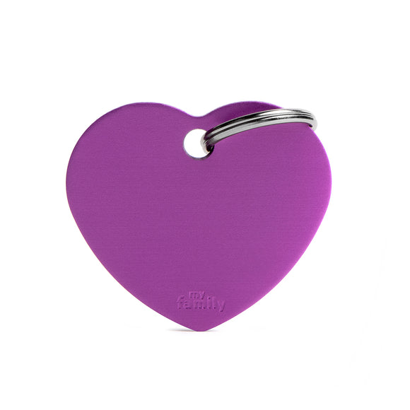 MF Basic Heart Purple Lge