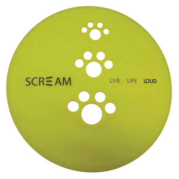 Scream SILICONE PET FLYER Green - Small 18cm