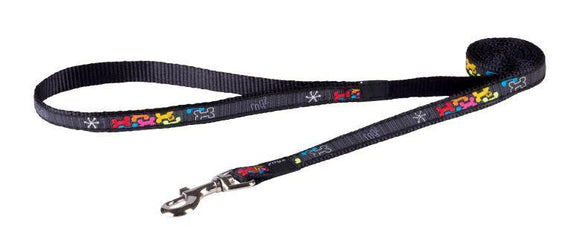 Rogz Fancy Dress Lead Multi Bone SML