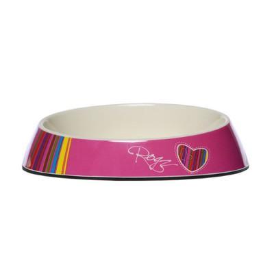 Fishcake Cat Bowl Pink Candystripes
