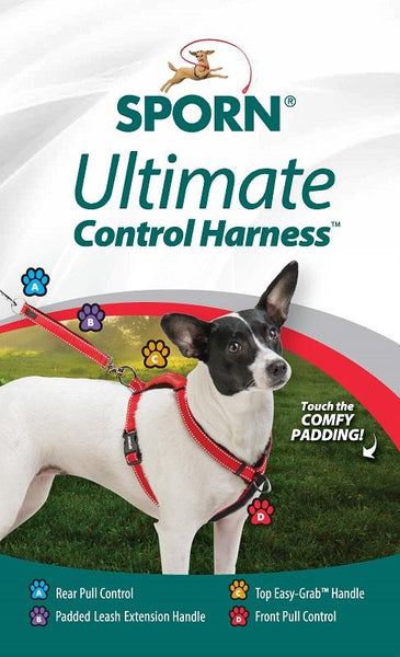 Sporn Ultimate Control Harness Black Med – The Pet Brands Company