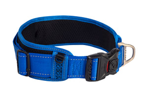 Rogz Classic Collar Padded Blue XXLarge