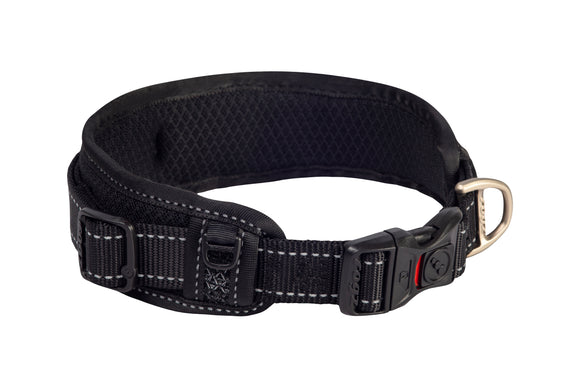 Rogz Classic Collar Padded Black XLarge