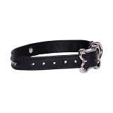 Luna Collar Sml Black Paw