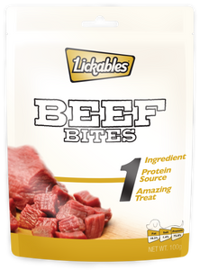 LICKABLES 1 BEEF BITES 100G