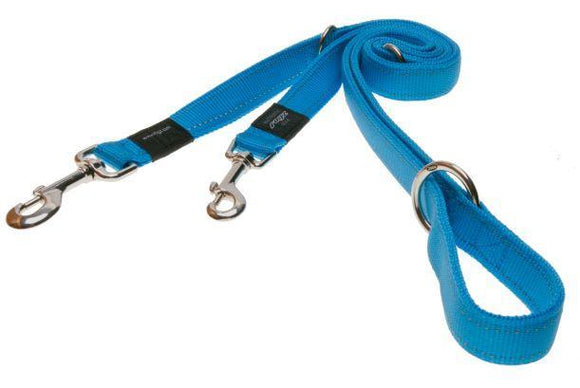 Rogz Multi-Lead Turquoise Med