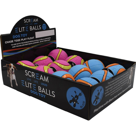 Scream ELITE BALL COUNTER DISPLAY 12pk - Medium 6.5cm
