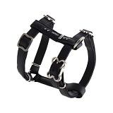 Luna H-Harness Sml Black Paw