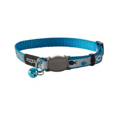 Reflectocat Safeloc Collar Blue Fish 8mm