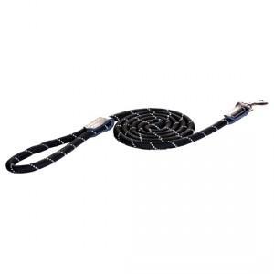 Rope Lead Black 1.8m 6mm