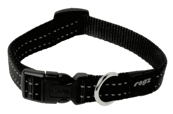 Rogz Classic Collar Black Med