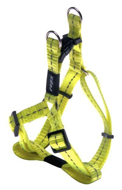 Rogz Step-In-Harness Dayglow Yellow SML