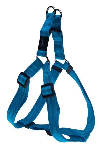 Rogz Step-In-Harness Turquoise Lge