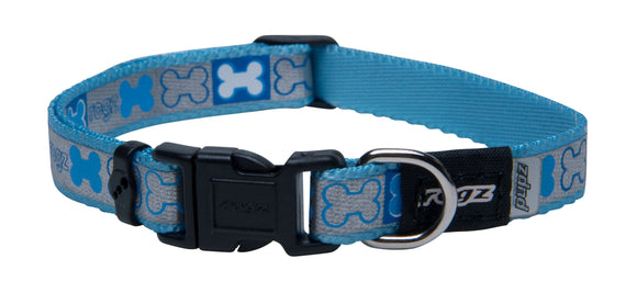 Reflecto Collar Med Blue