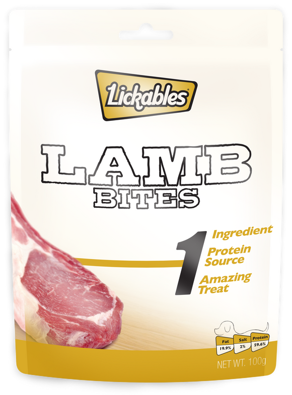 LICKABLES 1 LAMB BITES 100G