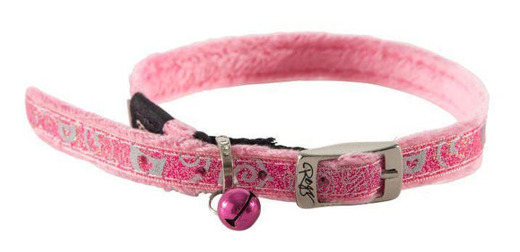 Sparklecat Pin Buckle Collar Pink 8mm