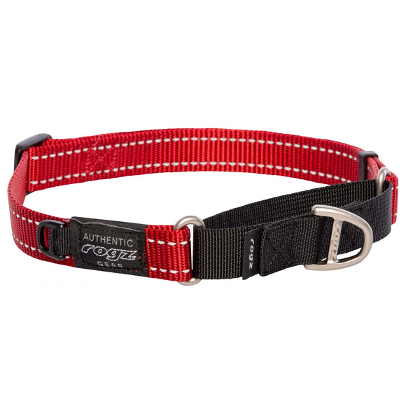 Rogz Control Collar Web Red Lge