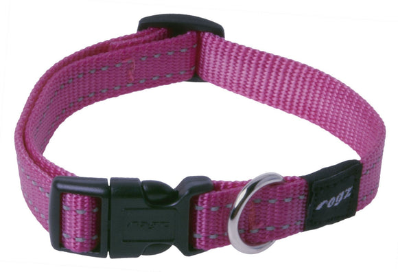 Rogz Classic Collar Pink Med