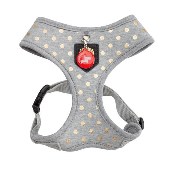 Modern Dotty Harness Grey Medium