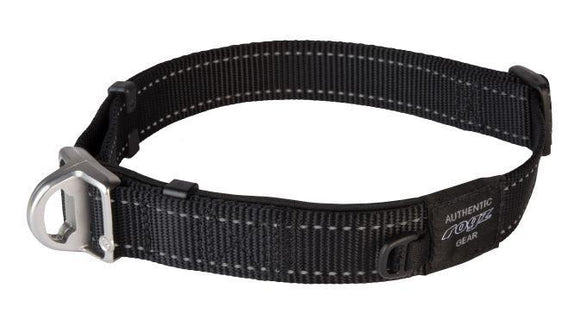 Rogz Safety Collar Collar Black Lge