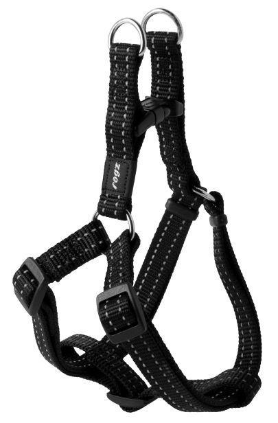 Rogz Step-In-Harness Black Med