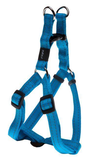 Rogz Step-In-Harness Turquoise Med