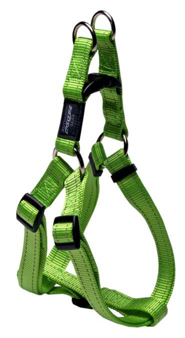 Rogz Step-In-Harness Lime Lge