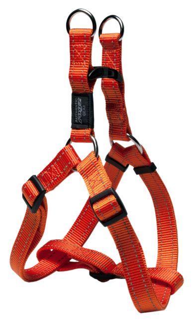 Rogz Step-In-Harness Orange Lge