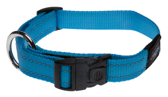 Rogz Classic Collar Turquoise Lge