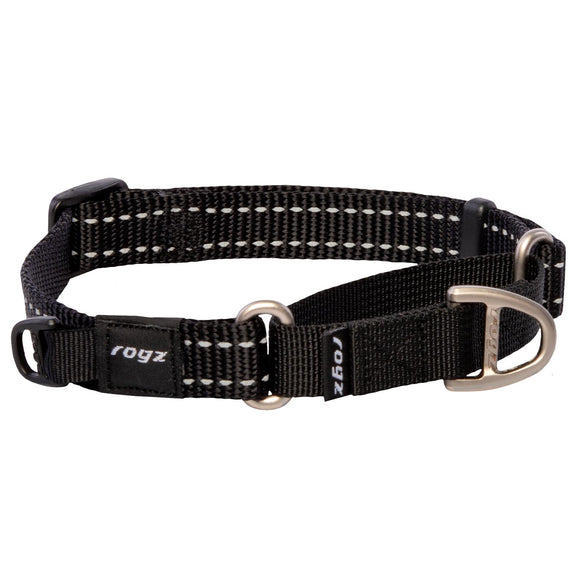 Rogz Control Collar Web Black Med