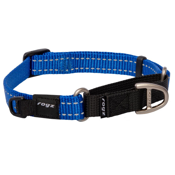 Rogz Control Collar Web Blue Med