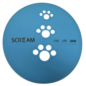 Scream SILICONE PET FLYER Blue - Small 18cm