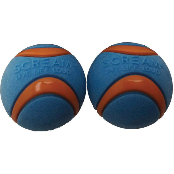 Scream ELITE BALL  Blue & Orange 2pk - Small 5cm