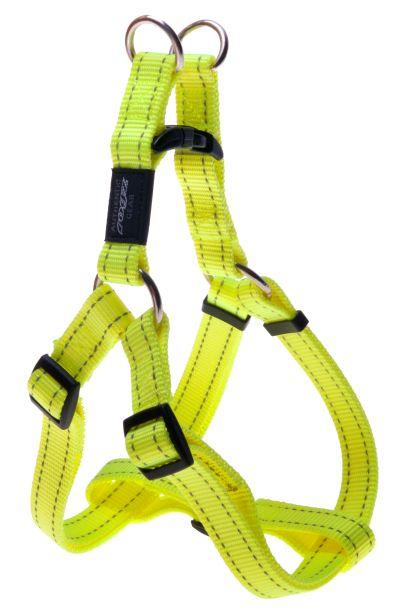 Rogz Step-In-Harness Dayglow Yellow Lge