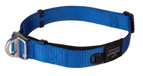 Rogz Safety Collar Blue Med