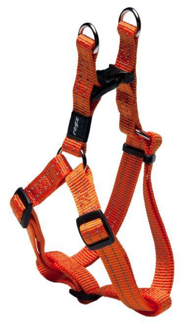 Rogz Step-In-Harness Orange Med