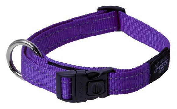 Rogz Classic Collar Purple Med