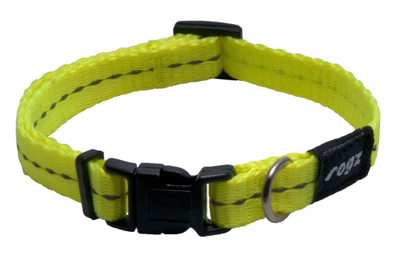 Rogz Classic Collar Dayglow Yellow Small