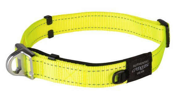 Rogz Safety Collar Collar Dayglo Yellow Med