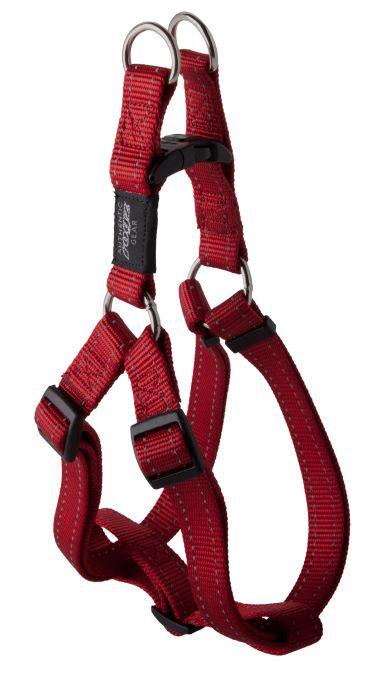 Rogz Step-In-Harness Red Lge